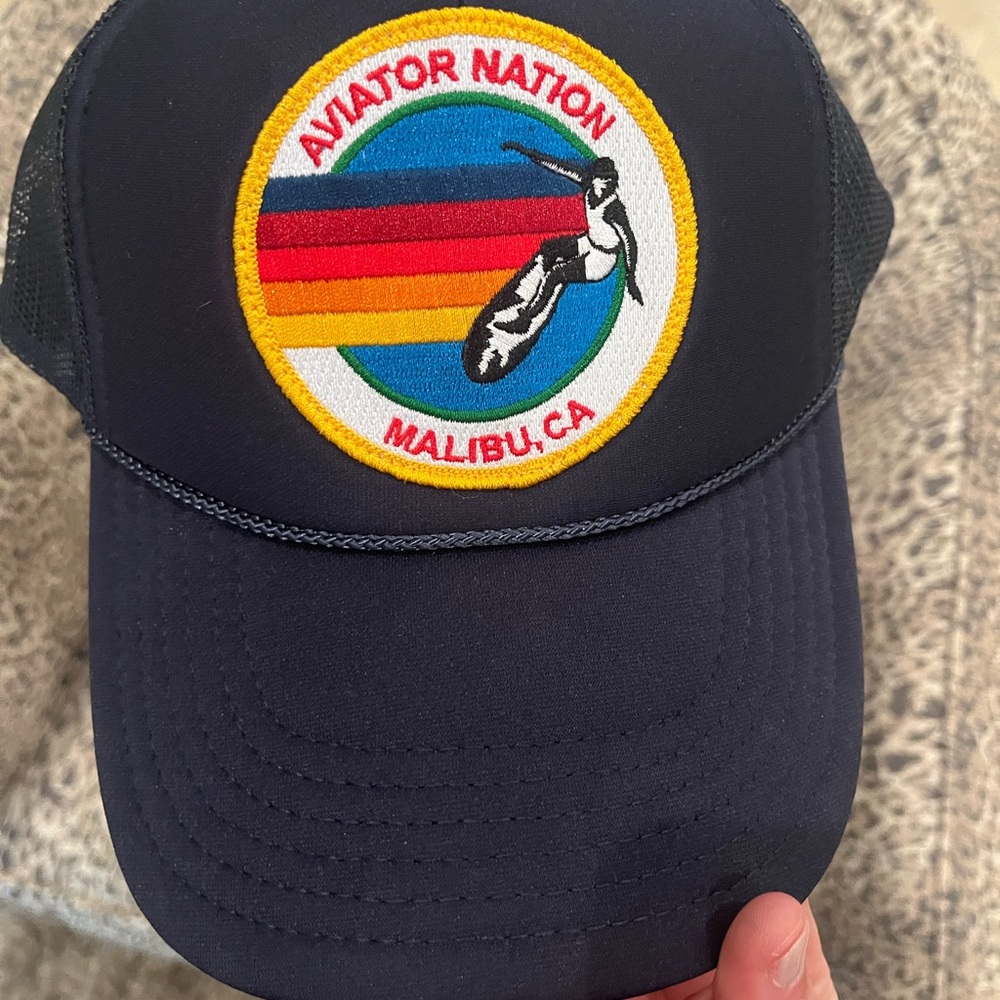 Brand New Aviator Nation Malibu trucker hat